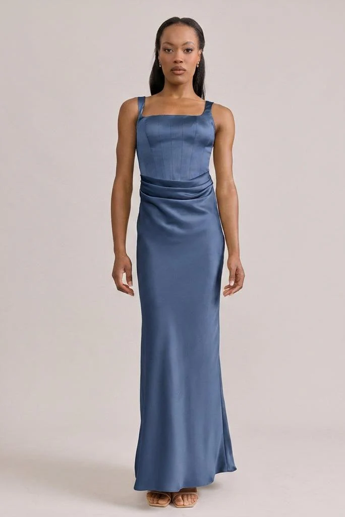 Marlowe Satin Dress | Made To Order - Image 30