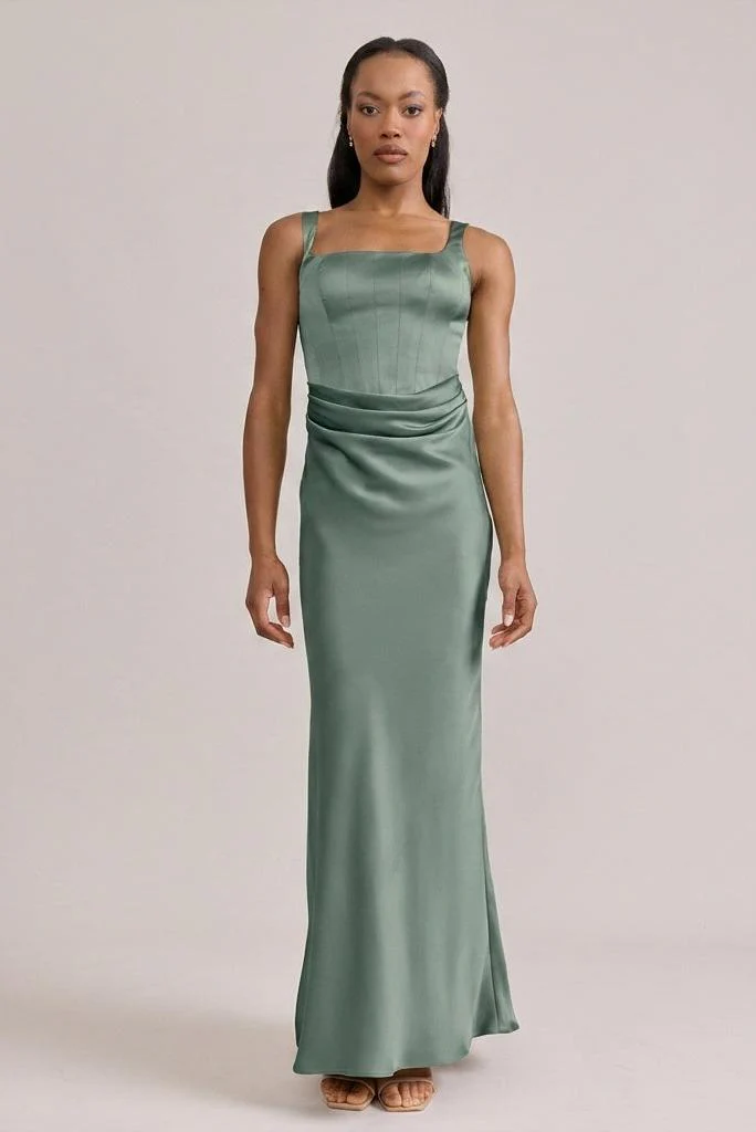 Marlowe Satin Dress | Made To Order - Image 36