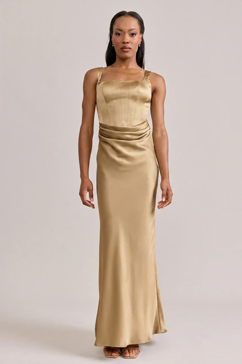 Marlowe Satin Dress | Made To Order - Image 43