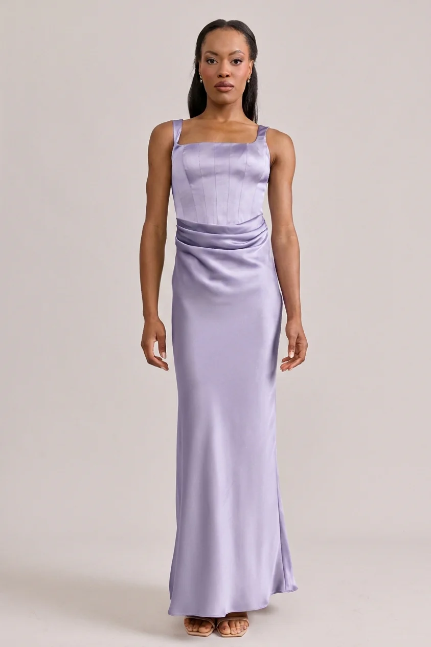 Marlowe Satin Dress | Made To Order - Image 48
