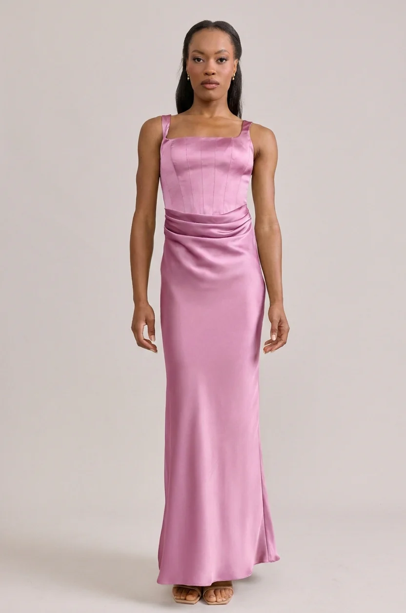 Marlowe Satin Dress | Made To Order - Image 50
