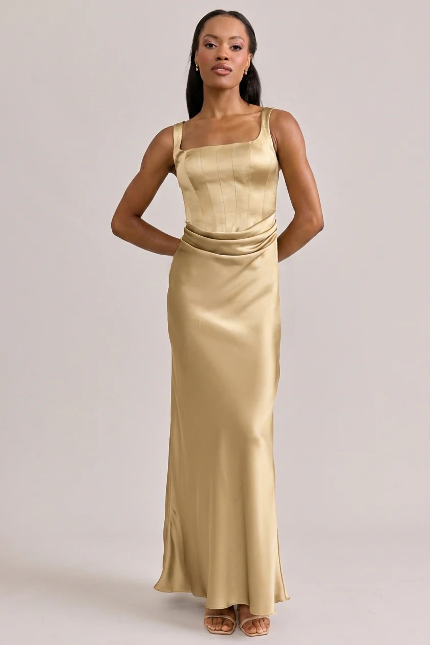 Marlowe Satin Dress | Made To Order - Image 96