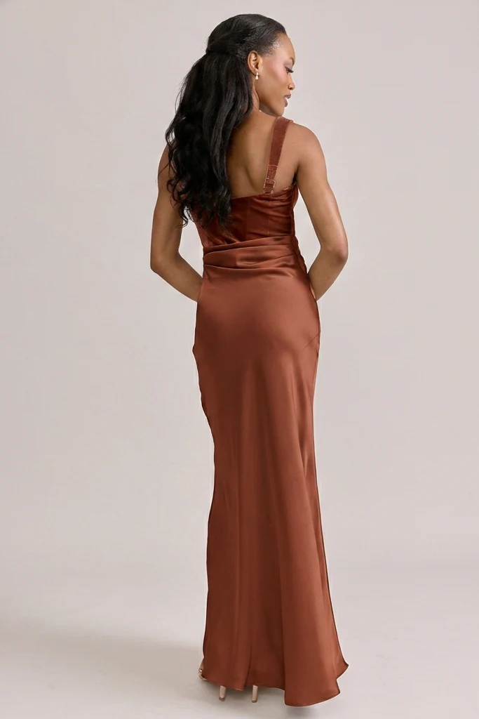 Marlowe Satin + Velvet Dress | Made To Order - Image 17
