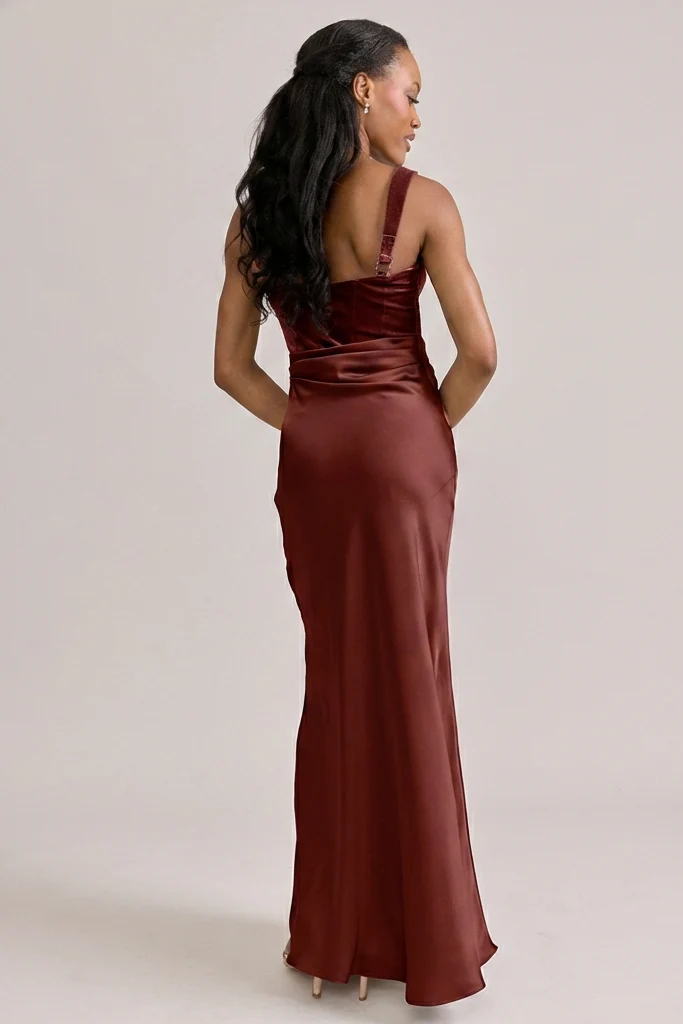 Marlowe Satin + Velvet Dress | Made To Order - Image 18