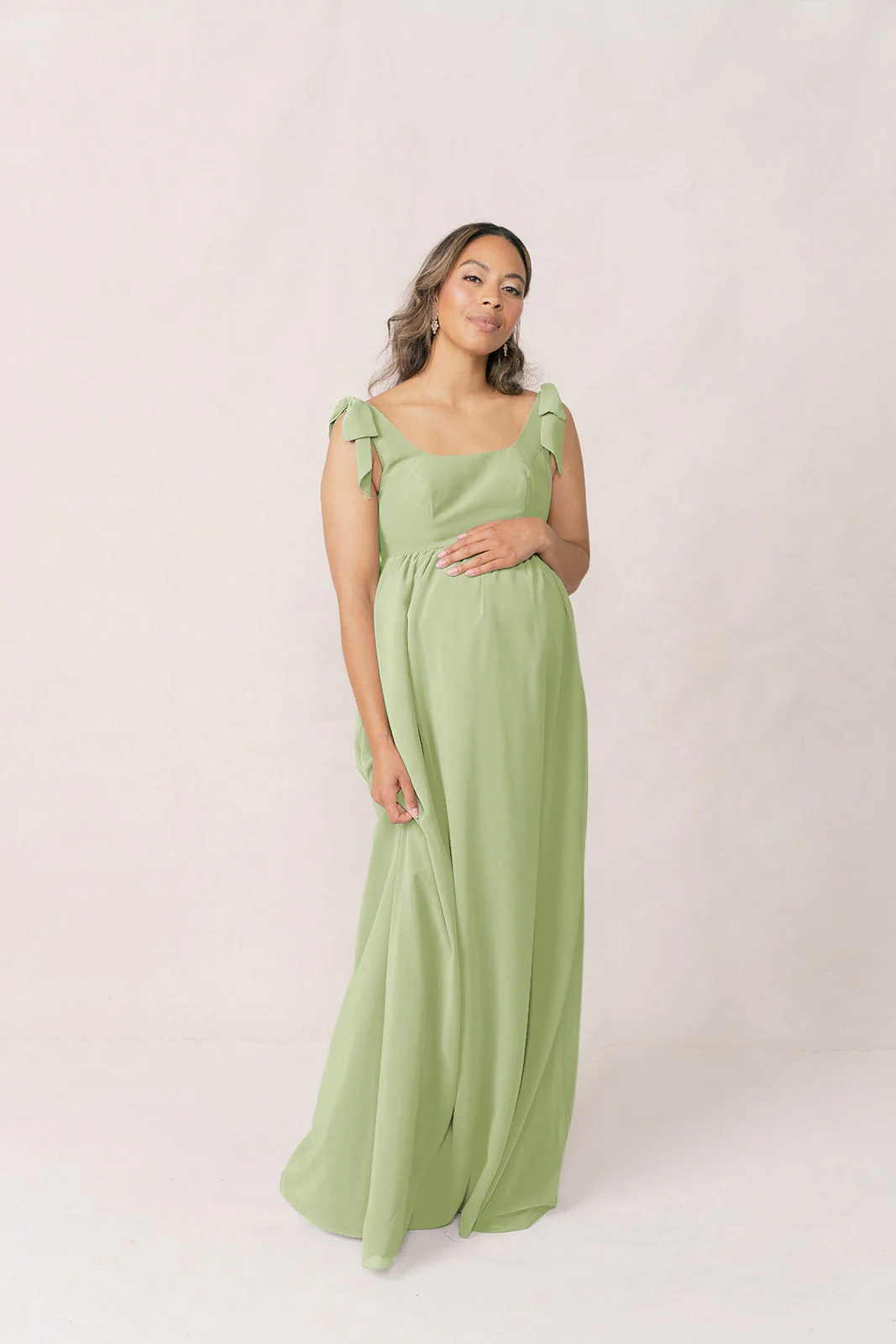 Maternity Bowie Chiffon Dress | Made To Order - Image 105