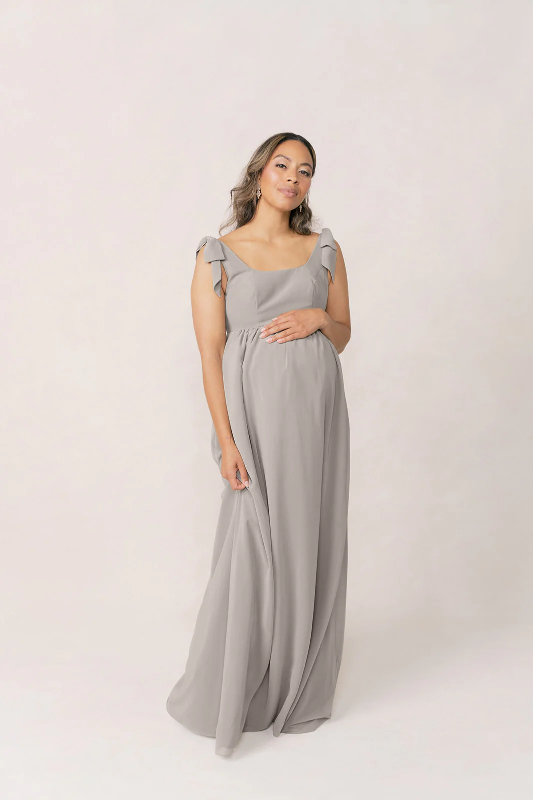 Maternity Bowie Chiffon Dress | Made To Order - Image 42