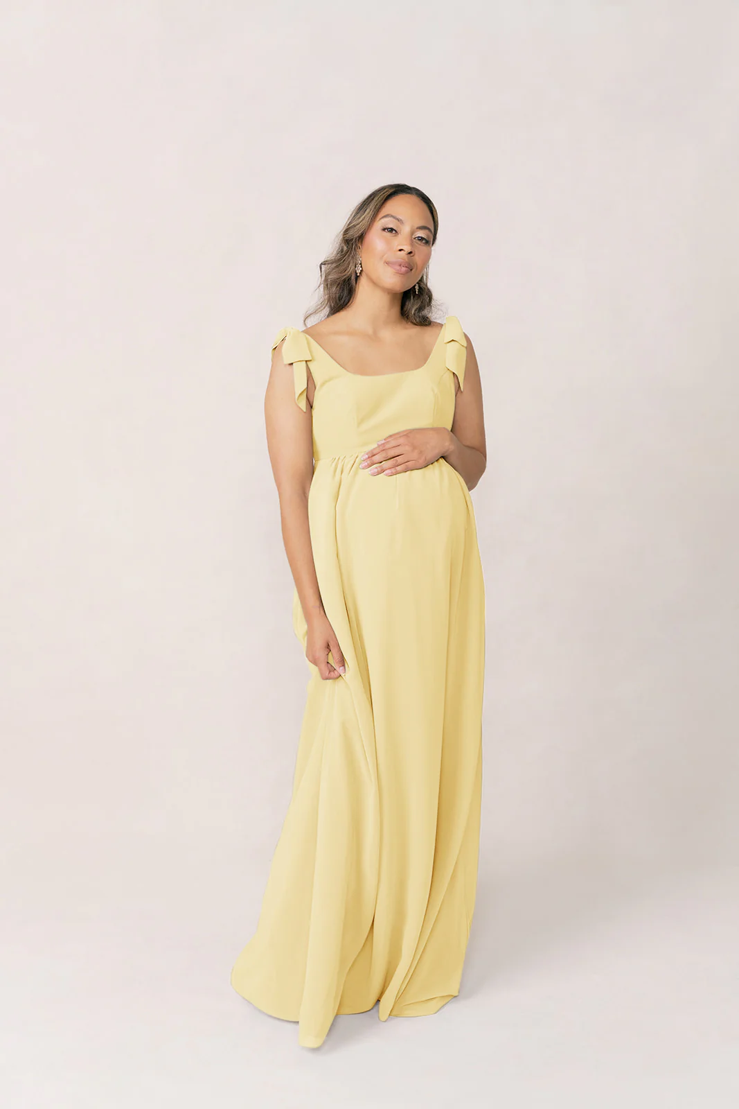 Maternity Bowie Chiffon Dress | Made To Order - Image 47