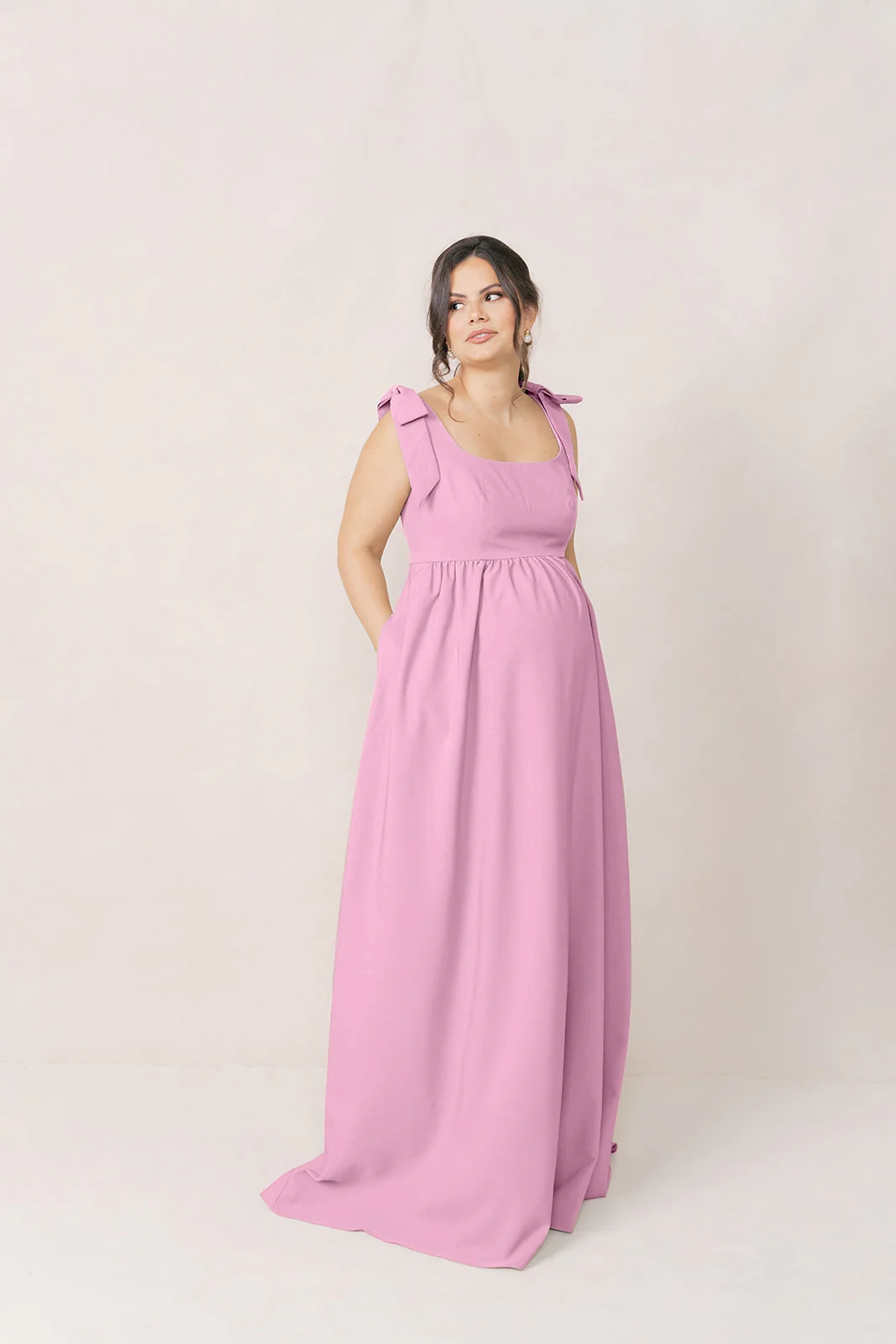 Maternity Bowie Crepe Dress | Made To Order - Image 31
