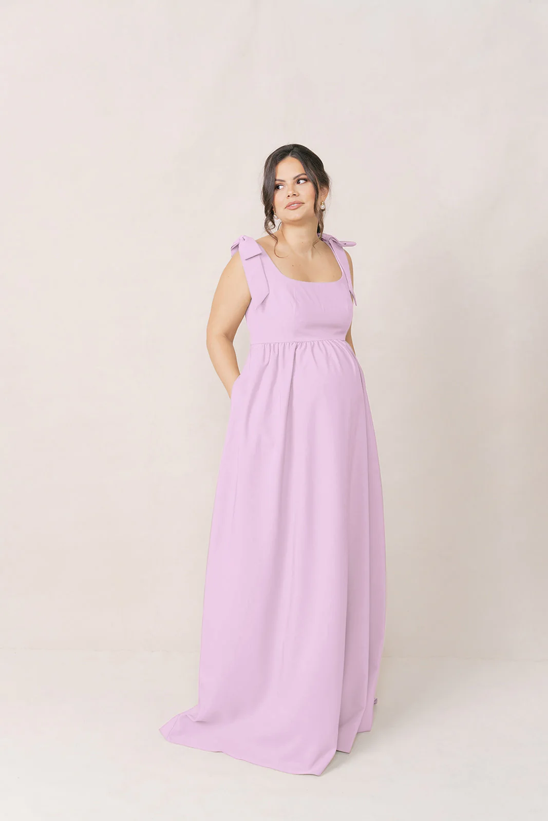 Maternity Bowie Crepe Dress | Made To Order - Image 37