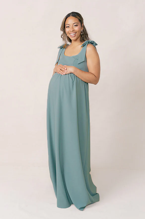 Maternity Bowie Crepe Dress | Made To Order - Image 5