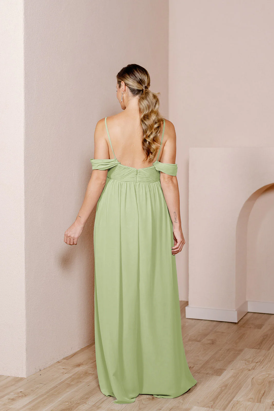 Maternity Kennedy Chiffon Convertible Dress | Made To Order - Image 107