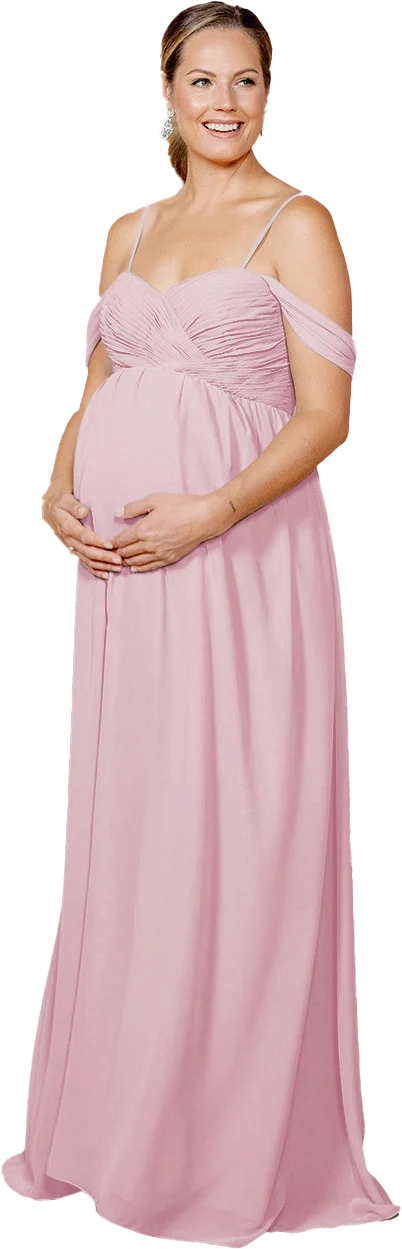 Maternity Kennedy Chiffon Convertible Dress | Made To Order - Image 114