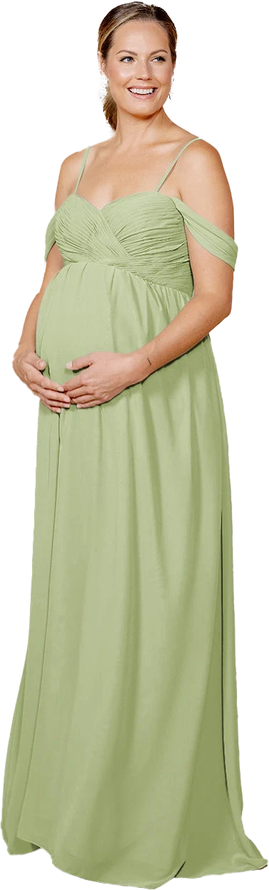 Maternity Kennedy Chiffon Convertible Dress | Made To Order - Image 116