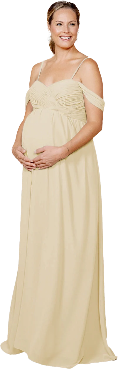Maternity Kennedy Chiffon Convertible Dress | Made To Order - Image 117