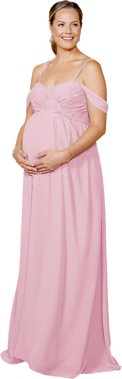 Maternity Kennedy Chiffon Convertible Dress | Made To Order - Image 118