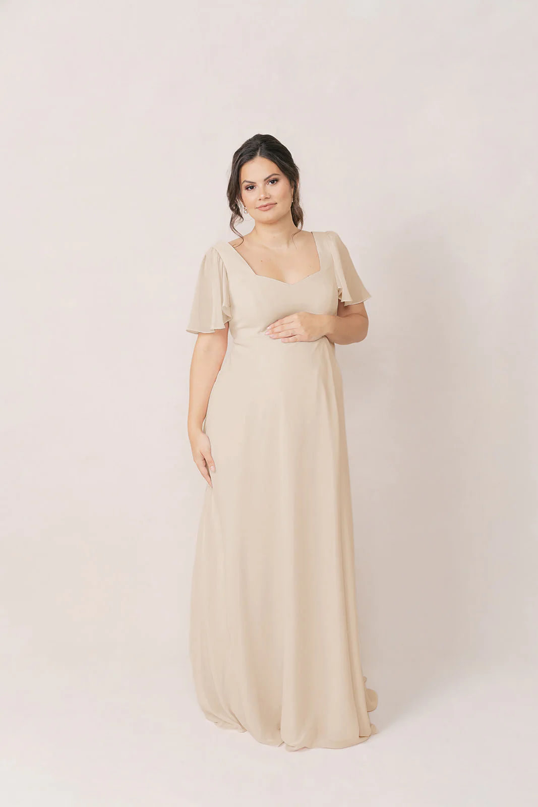 Maternity Madeline Convertible Chiffon Dress | Made To Order - Image 10