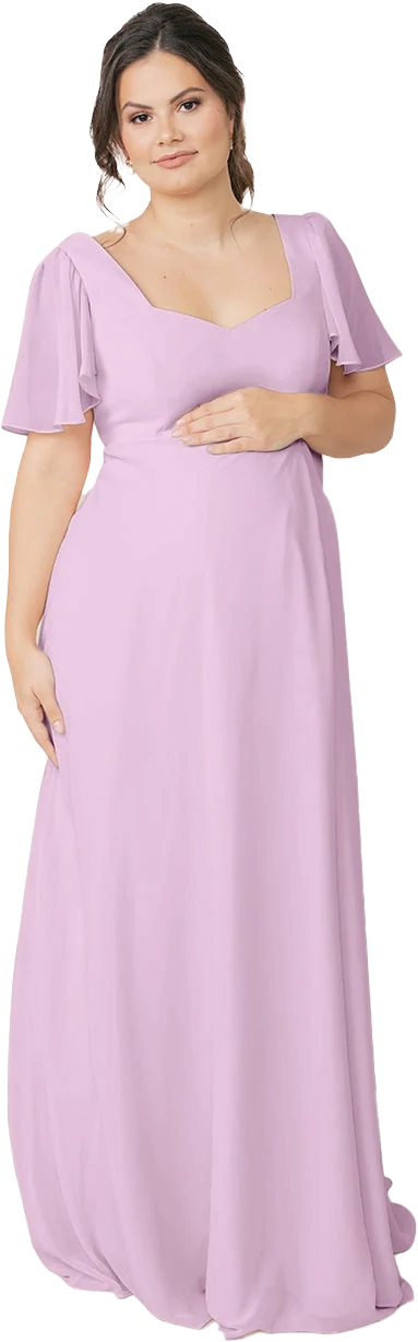 Maternity Madeline Convertible Chiffon Dress | Made To Order - Image 103