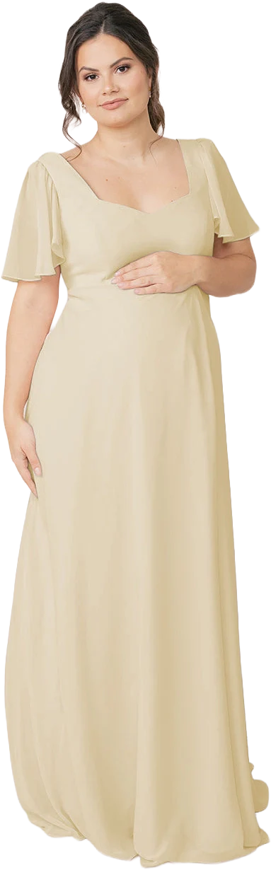 Maternity Madeline Convertible Chiffon Dress | Made To Order - Image 114