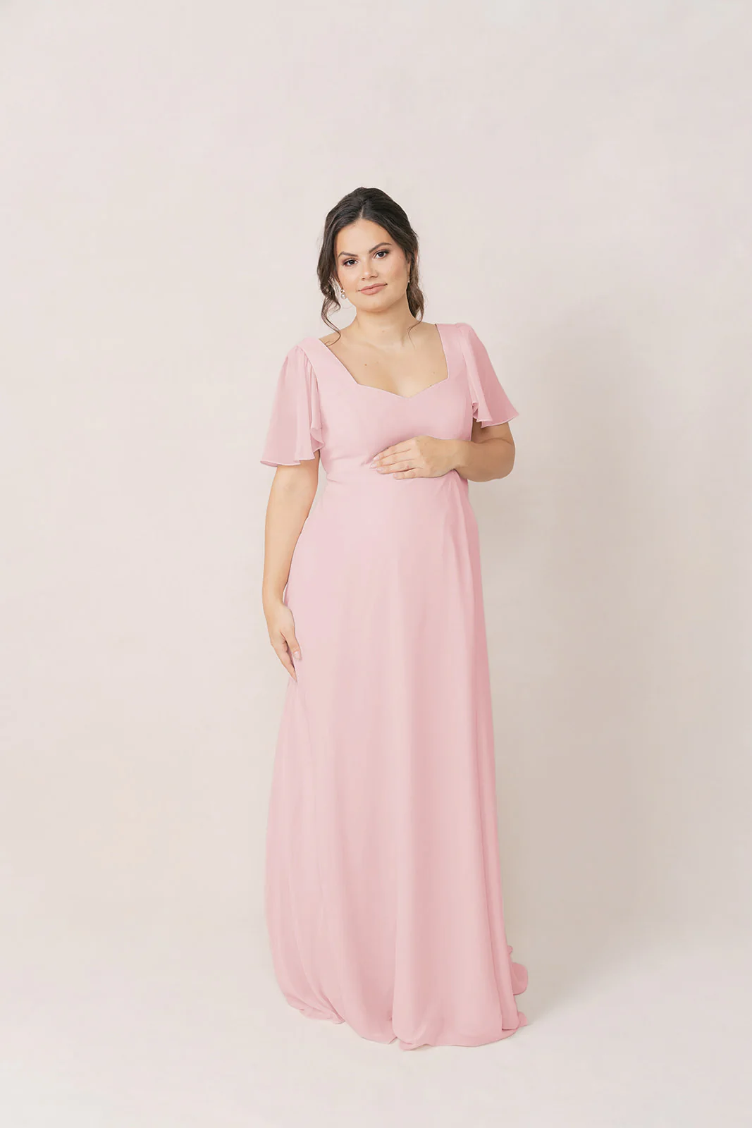 Maternity Madeline Convertible Chiffon Dress | Made To Order - Image 20