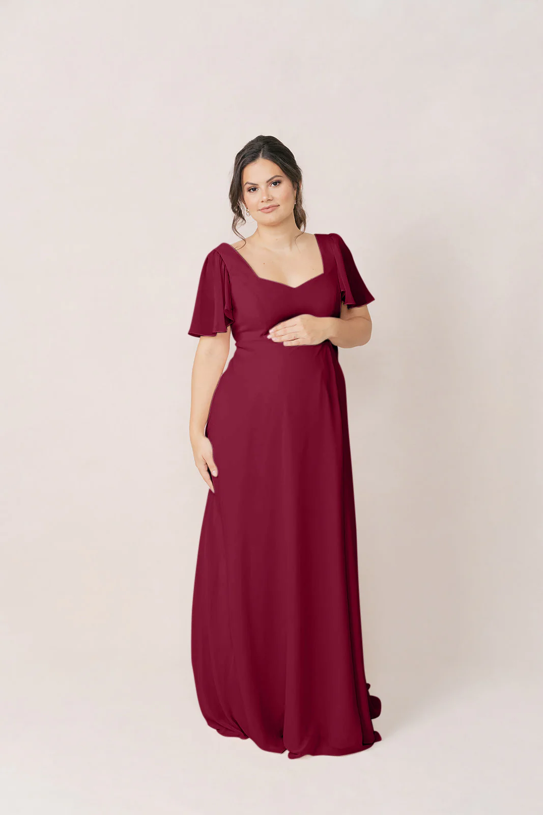 Maternity Madeline Convertible Chiffon Dress | Made To Order - Image 26