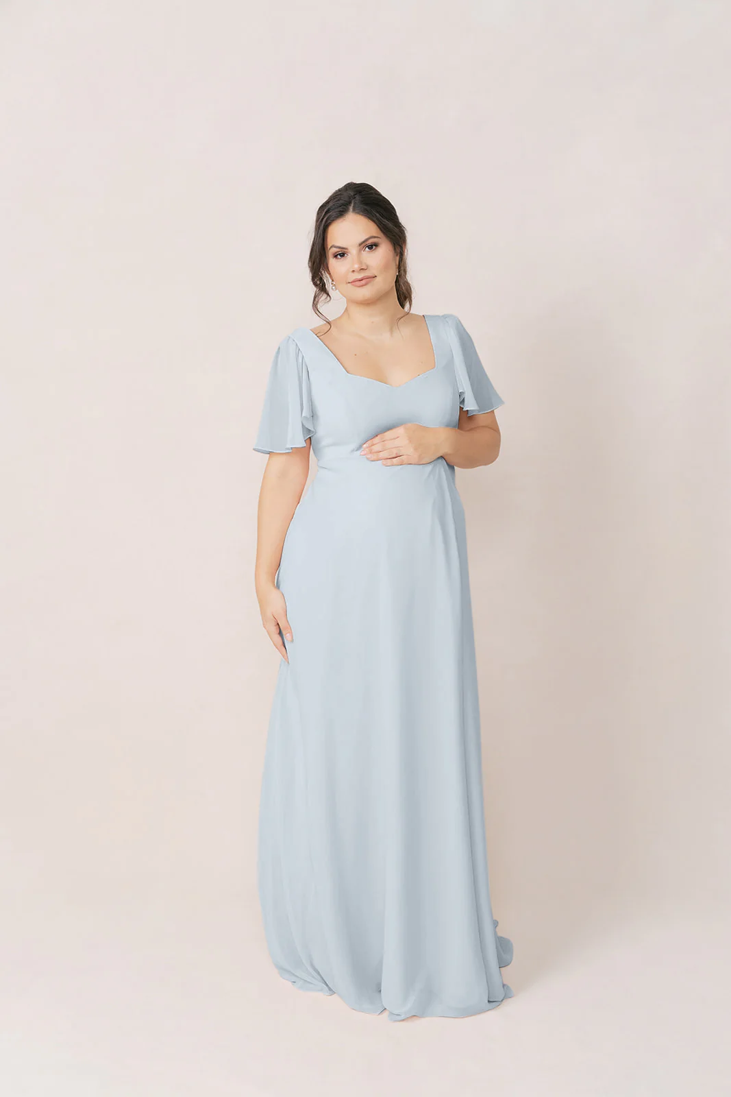 Maternity Madeline Convertible Chiffon Dress | Made To Order - Image 43