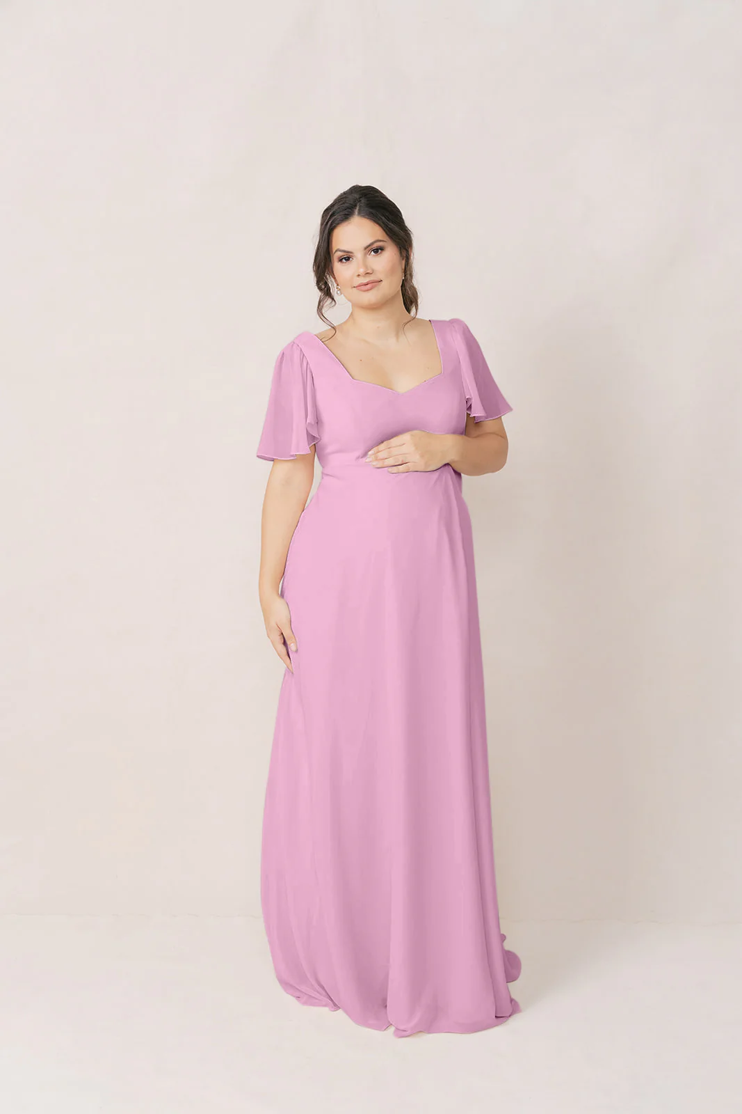 Maternity Madeline Convertible Chiffon Dress | Made To Order - Image 50
