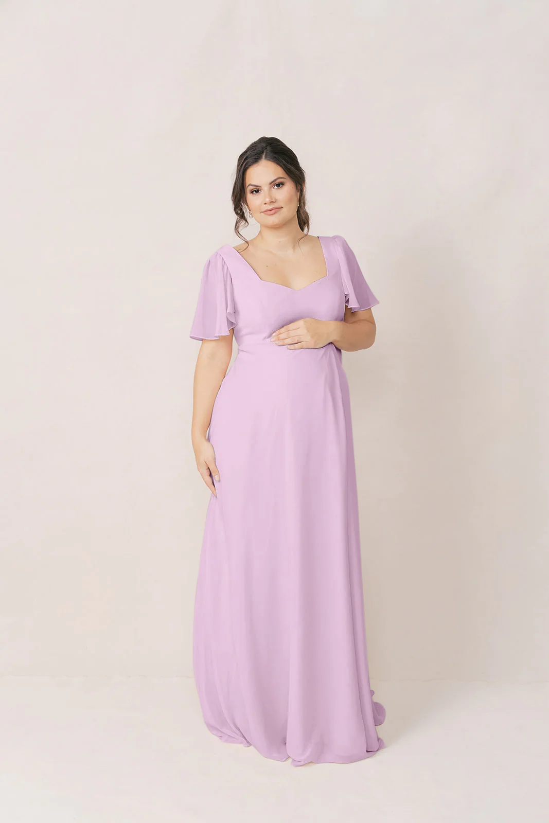 Maternity Madeline Convertible Chiffon Dress | Made To Order - Image 52