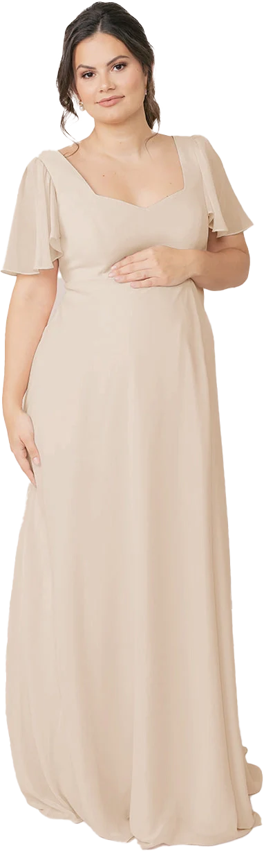 Maternity Madeline Convertible Chiffon Dress | Made To Order - Image 60