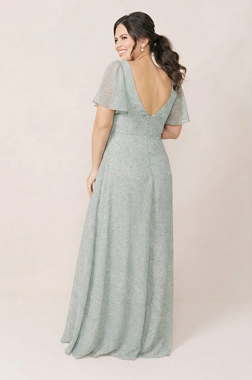 Maternity Madeline Convertible Chiffon Floral Print Dress | Made To Order - Image 36