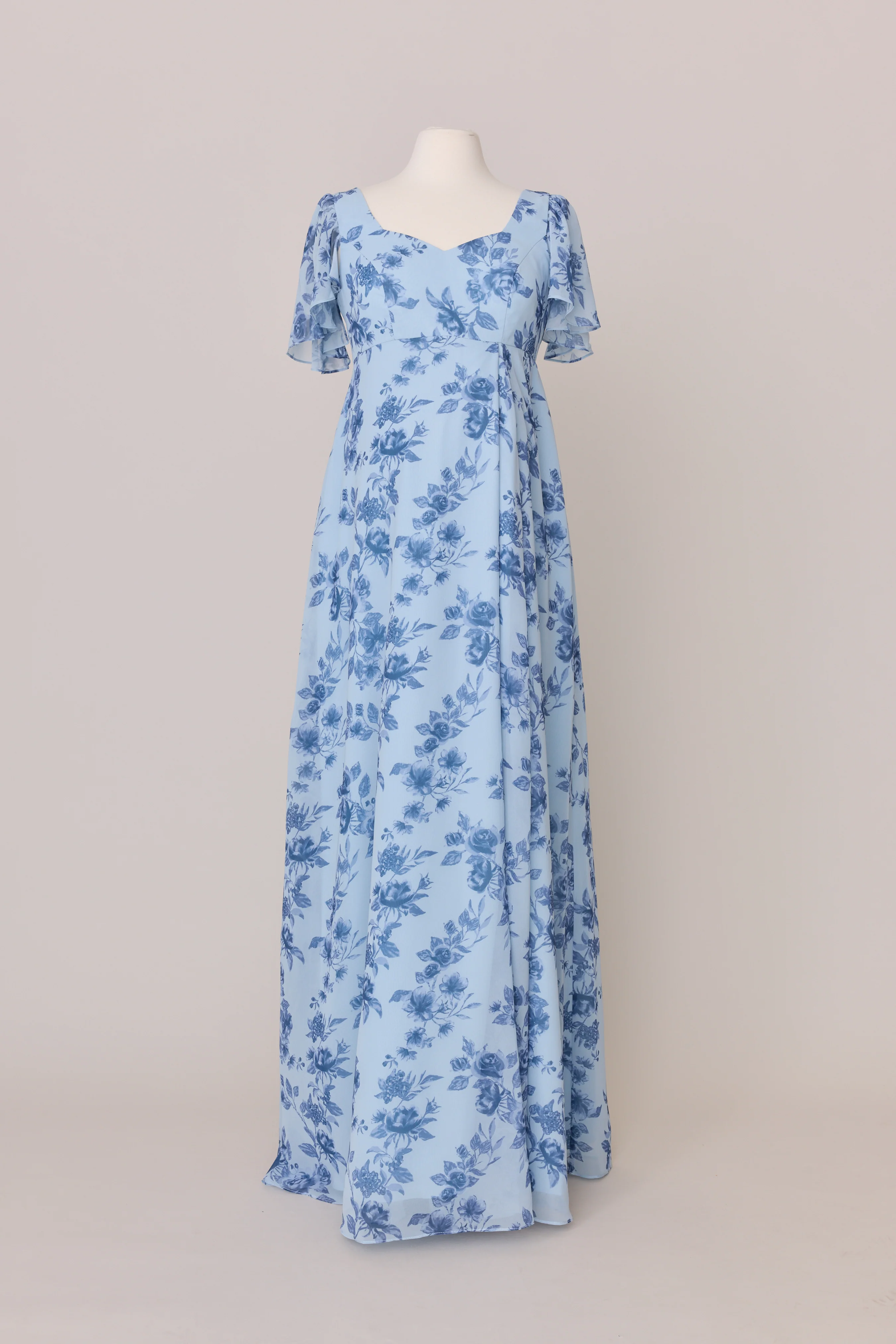 Maternity Madeline Convertible Chiffon Floral Print Dress | Made To Order - Image 48
