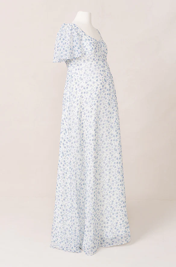 Maternity Madeline Convertible Chiffon Floral Print Dress | Made To Order - Image 52