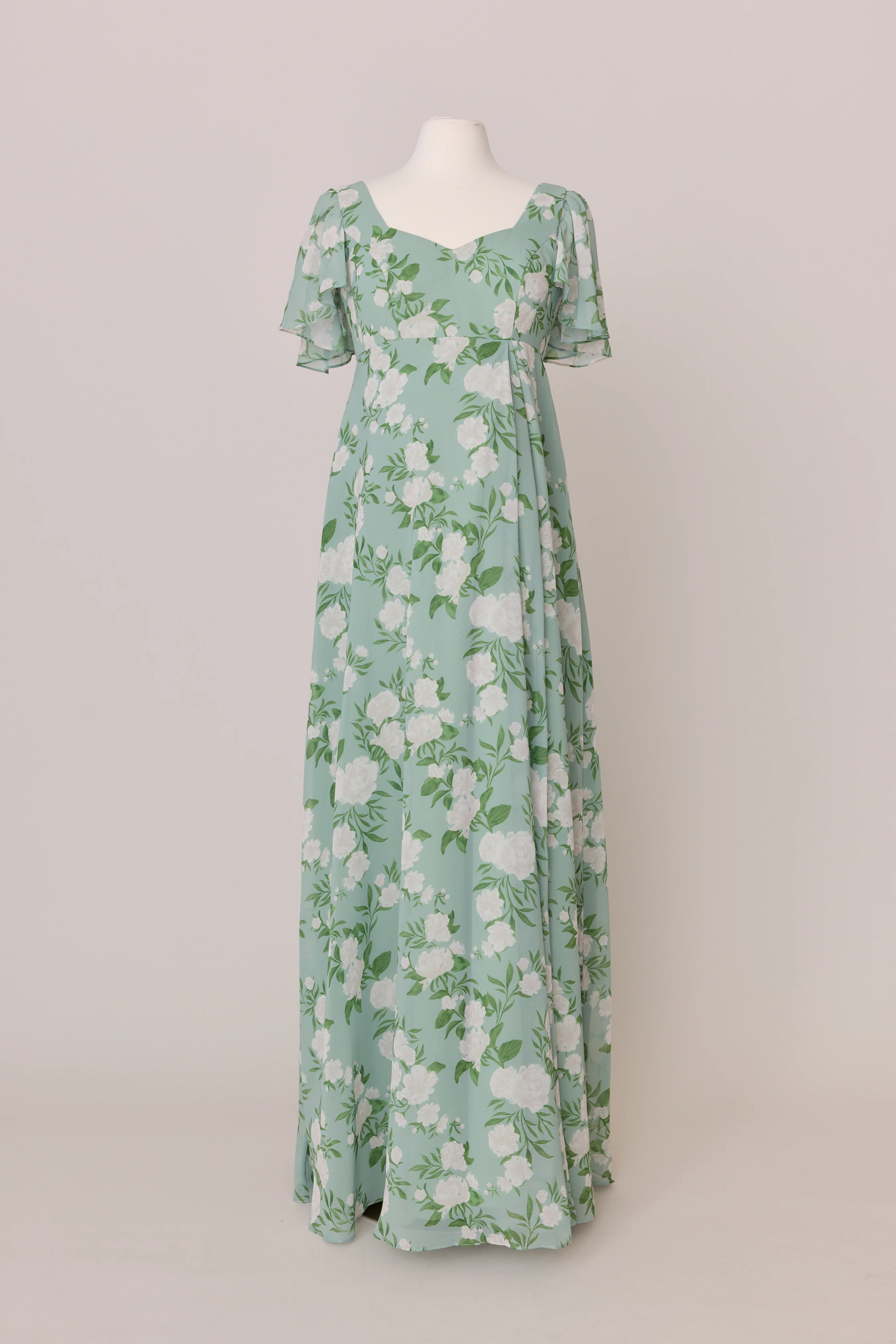 Maternity Madeline Convertible Chiffon Floral Print Dress | Made To Order - Image 59