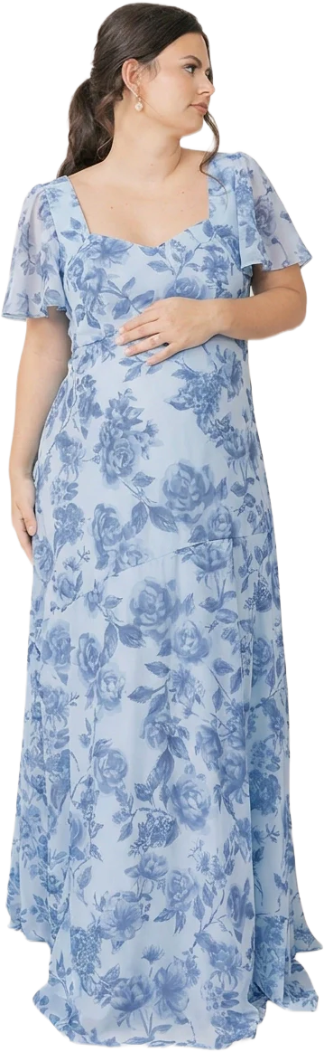 Maternity Madeline Convertible Chiffon Floral Print Dress | Made To Order - Image 63