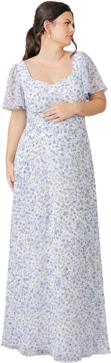 Maternity Madeline Convertible Chiffon Floral Print Dress | Made To Order - Image 66