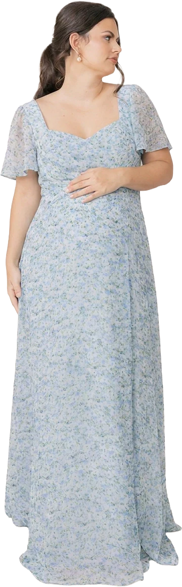 Maternity Madeline Convertible Chiffon Floral Print Dress | Made To Order - Image 76