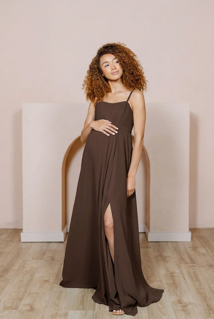 Maternity Nova Chiffon Dress | Made To Order - Image 113