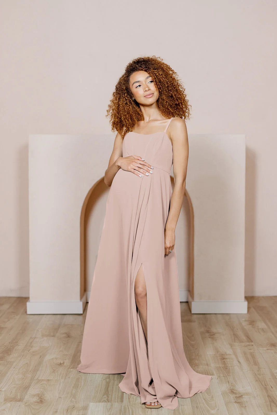 Maternity Nova Chiffon Dress | Made To Order - Image 40
