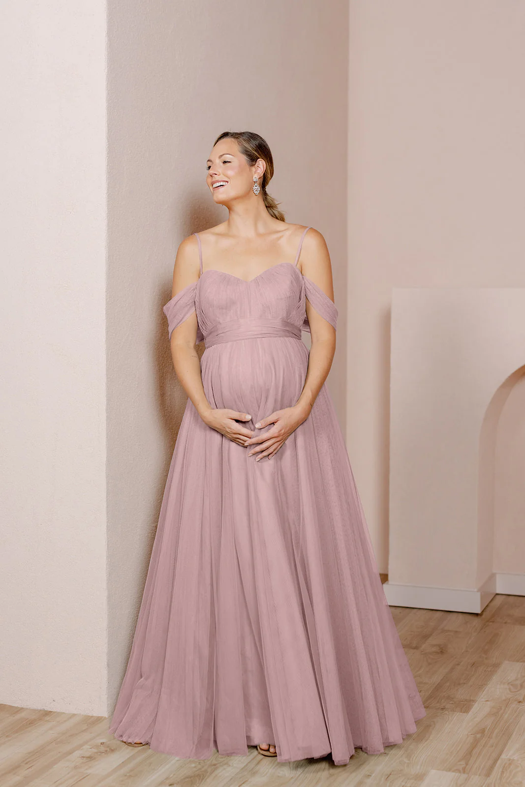 Maternity Rosalie Tulle Convertible Dress | Made To Order - Image 11
