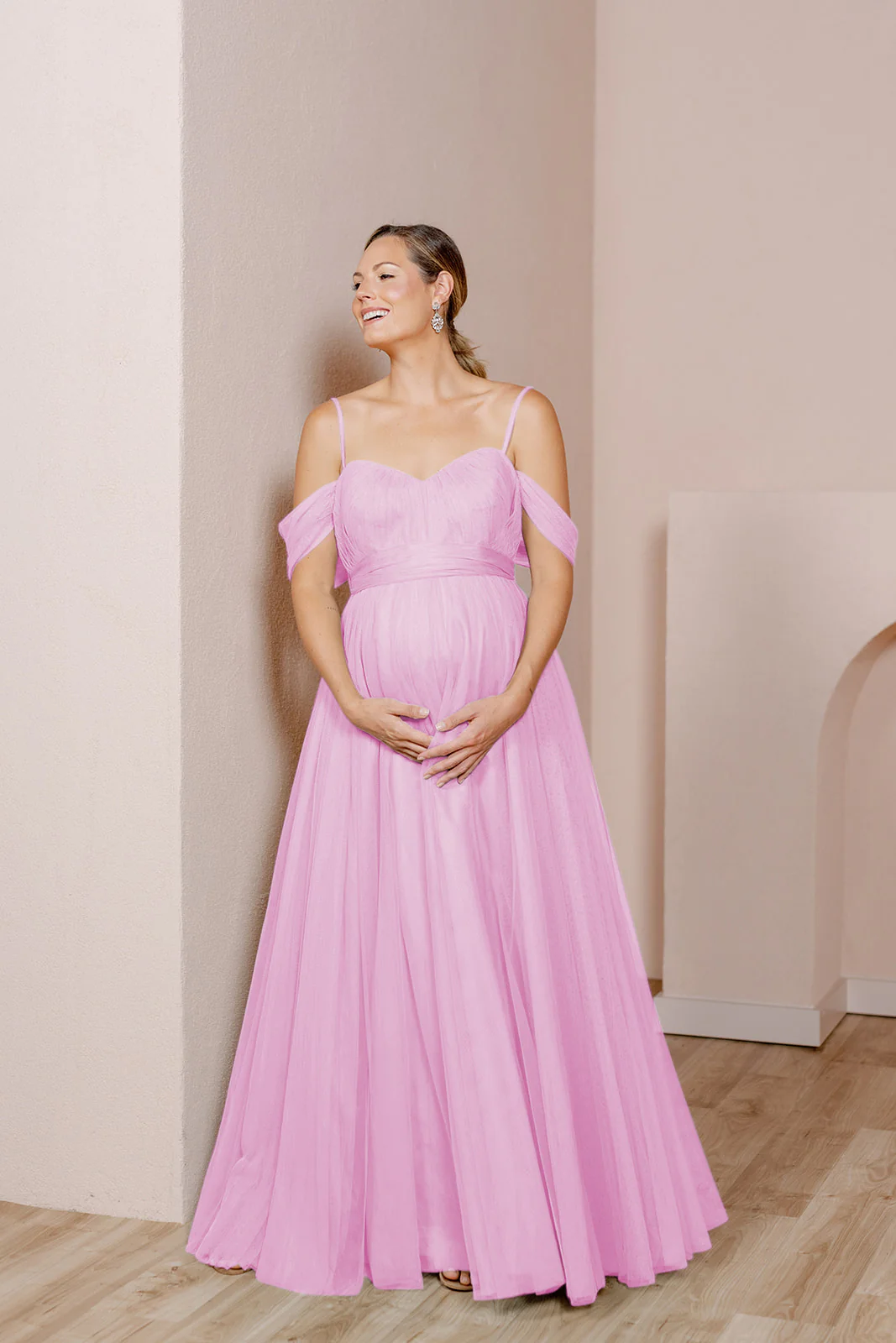 Maternity Rosalie Tulle Convertible Dress | Made To Order - Image 74