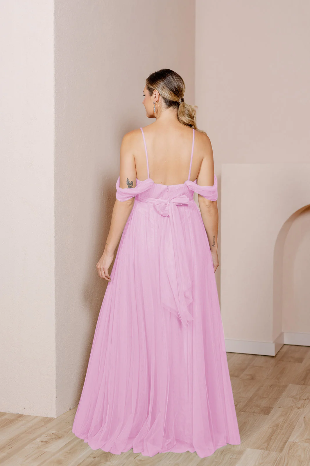 Maternity Rosalie Tulle Convertible Dress | Made To Order - Image 75