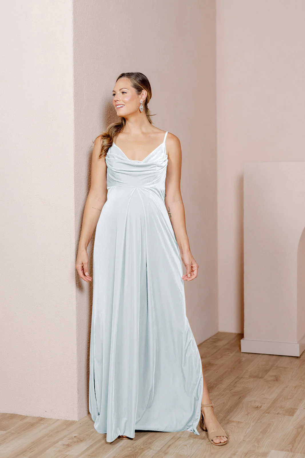 Maternity Skye Velvet Dress | Made To Order - Image 10