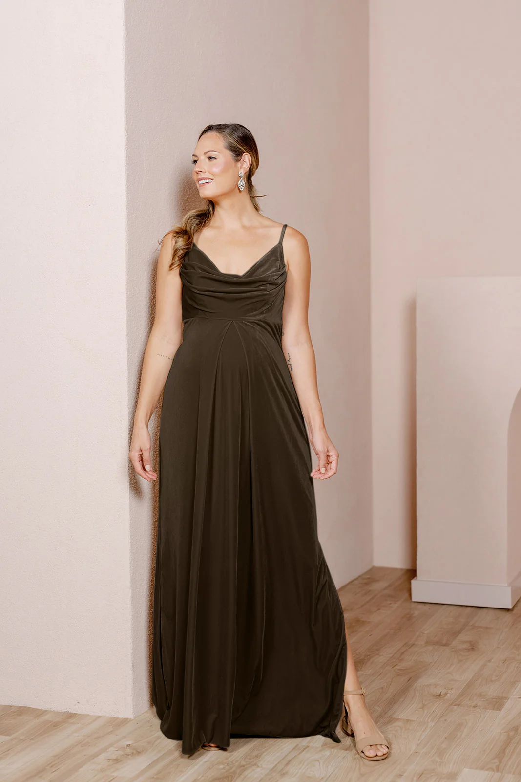 Maternity Skye Velvet Dress | Made To Order - Image 12
