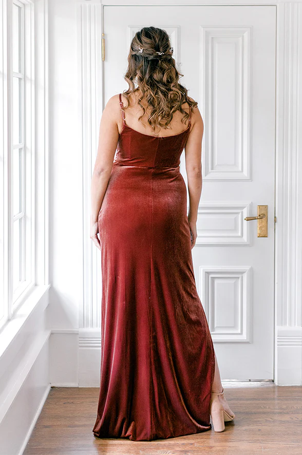 Maternity Skye Velvet Dress | Made To Order - Image 4
