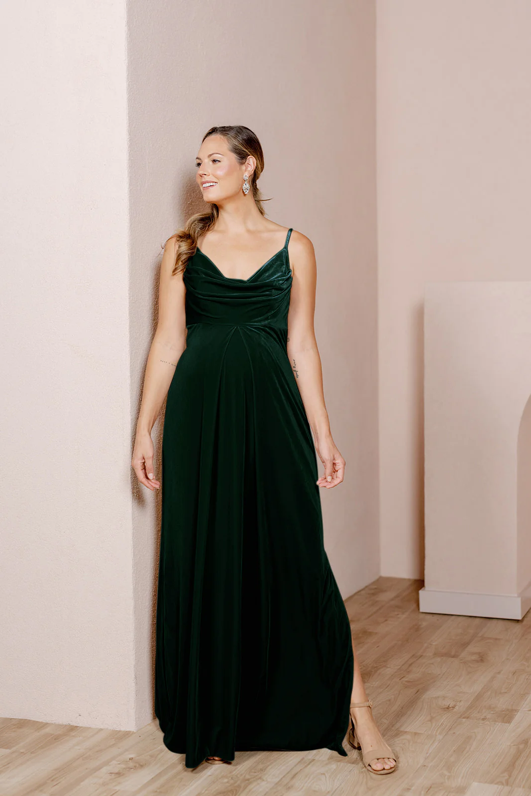 Maternity Skye Velvet Dress | Made To Order - Image 7