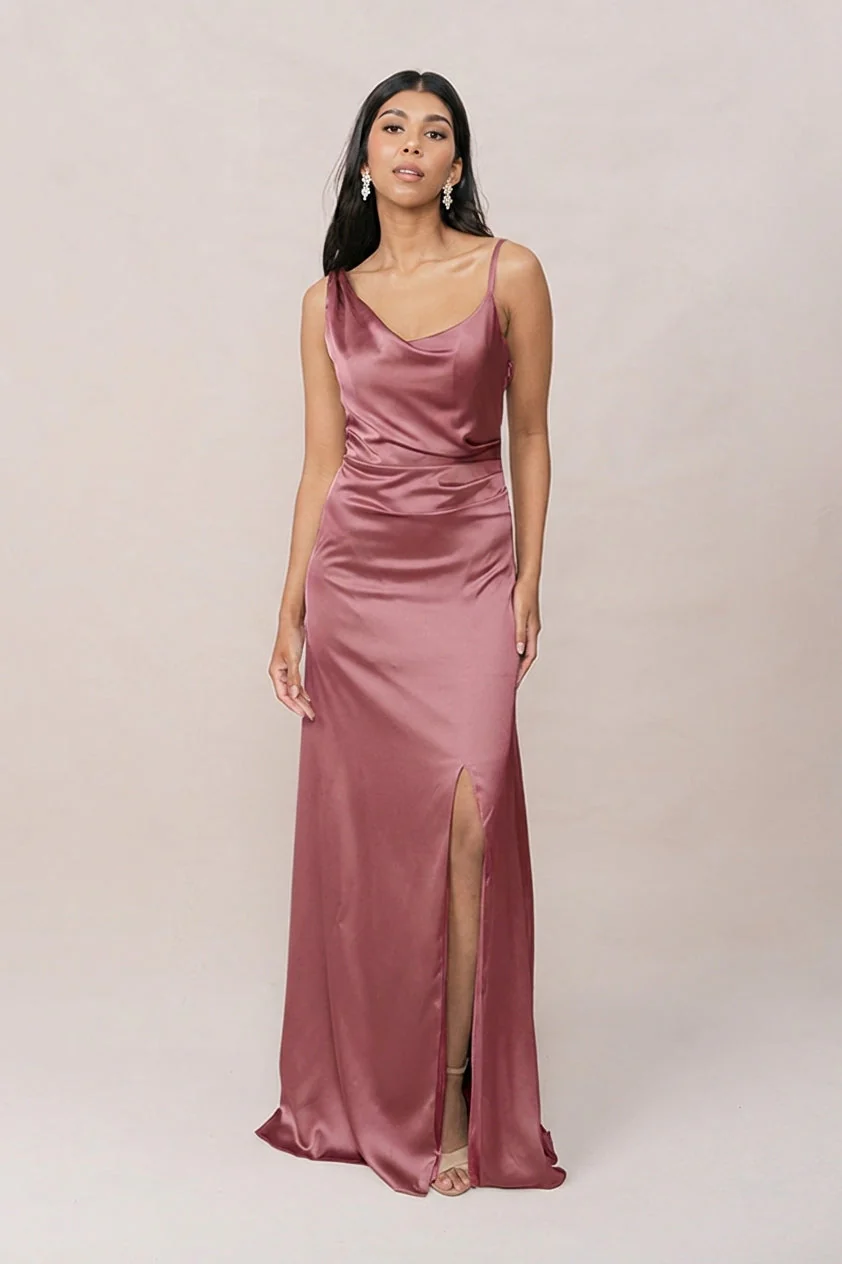 Maxine Satin Dress | Made To Order - Image 178