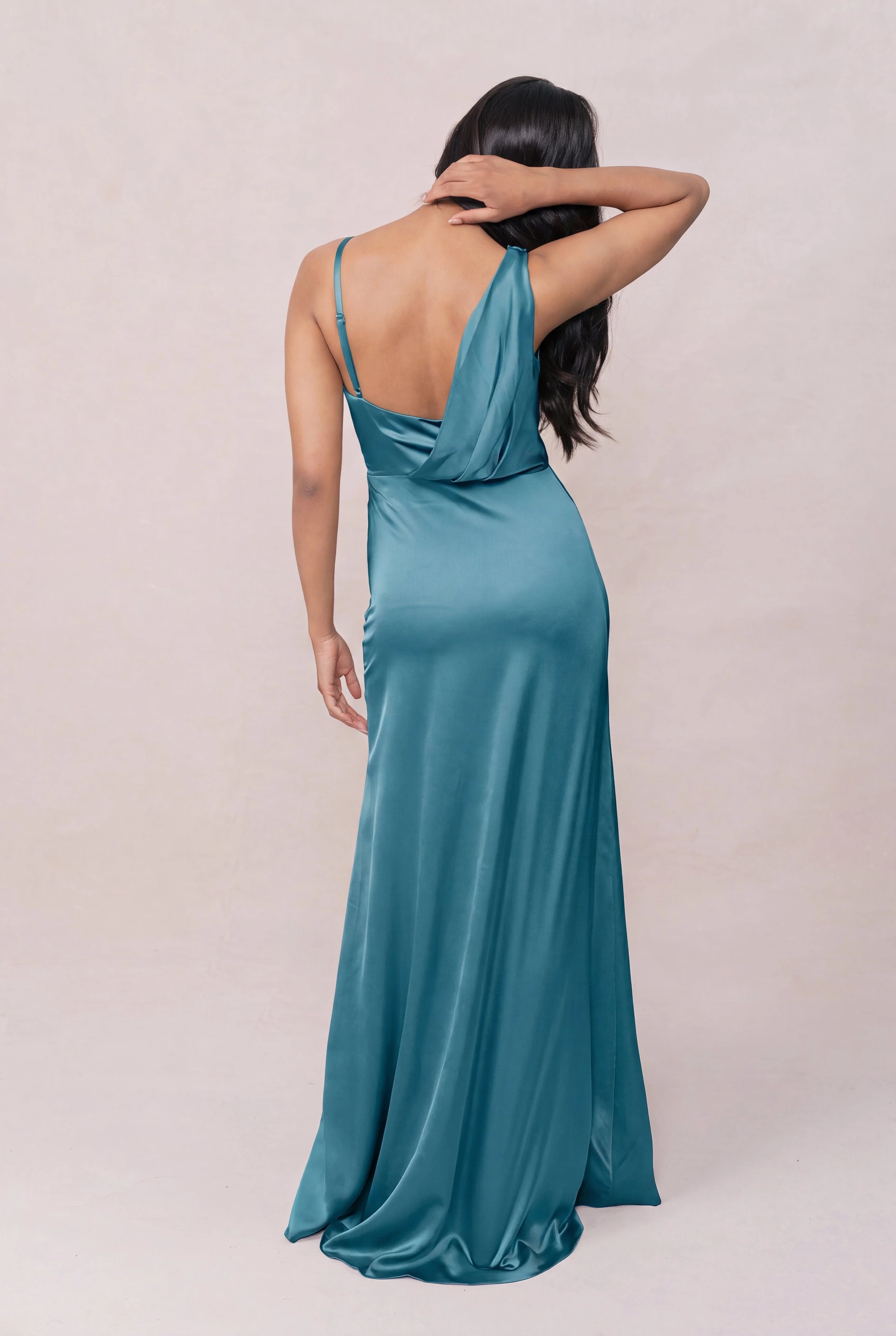 Maxine Satin Dress | Made To Order - Image 183
