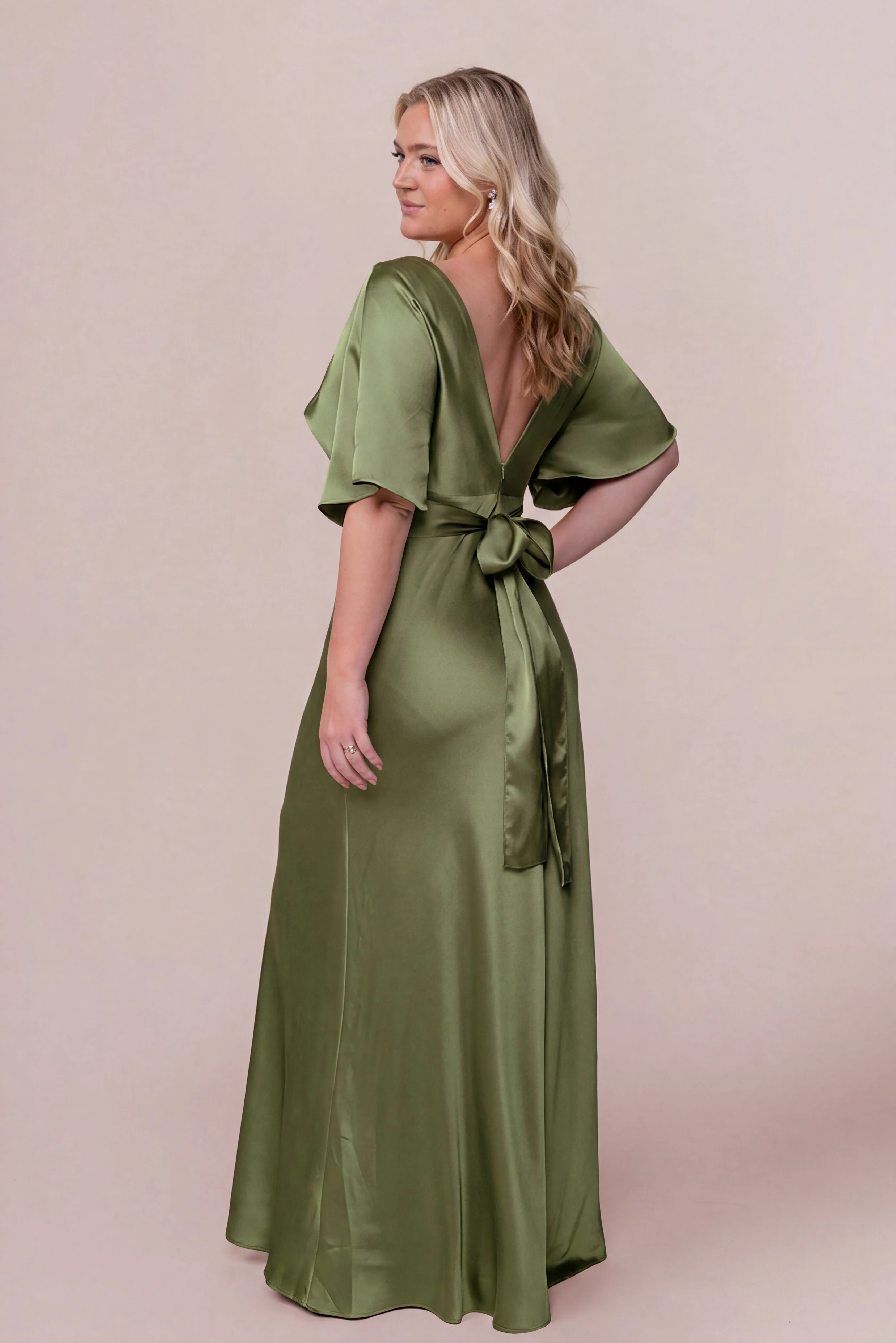 Maya Satin Dress | Made To Order - Image 125