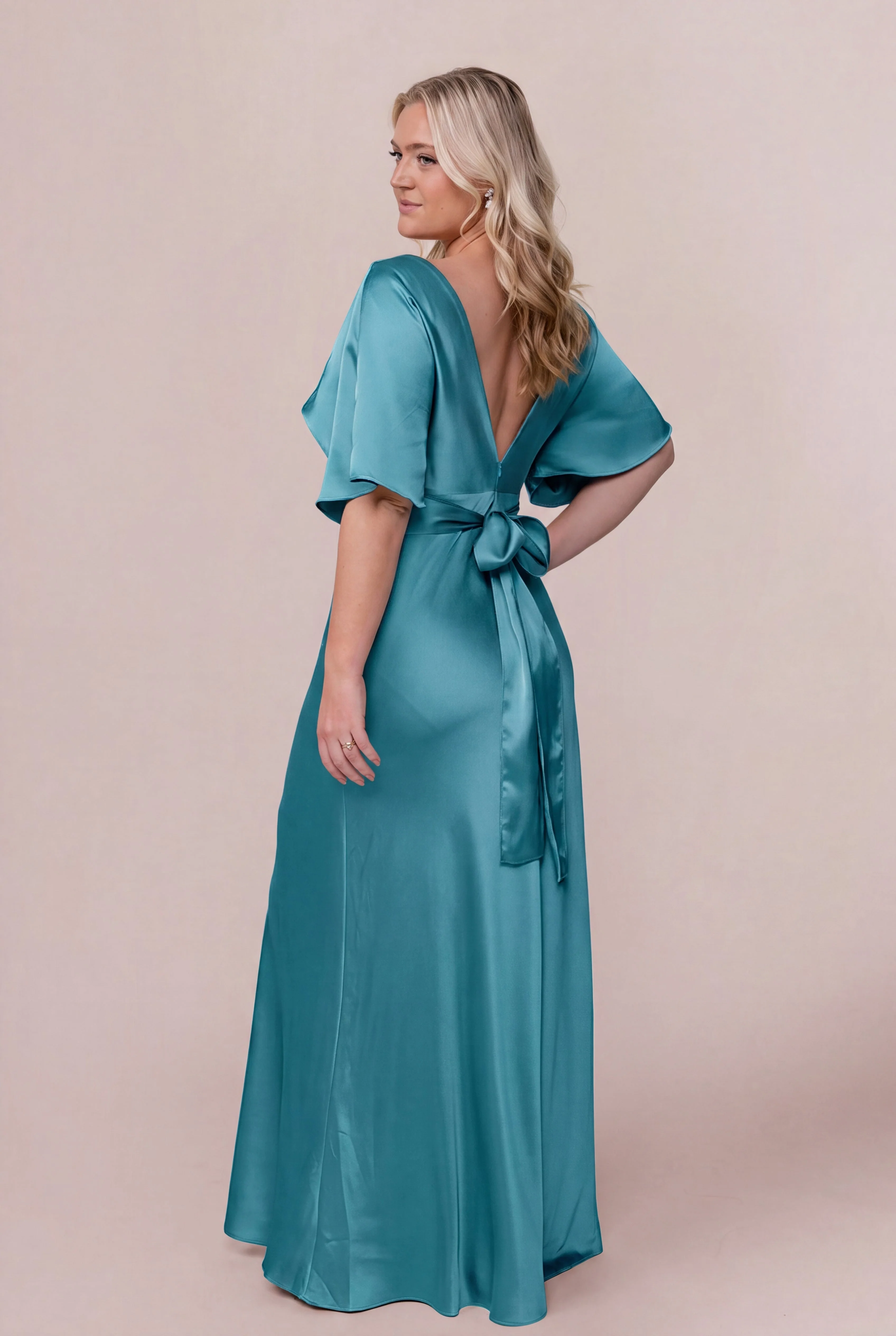 Maya Satin Dress | Made To Order - Image 126