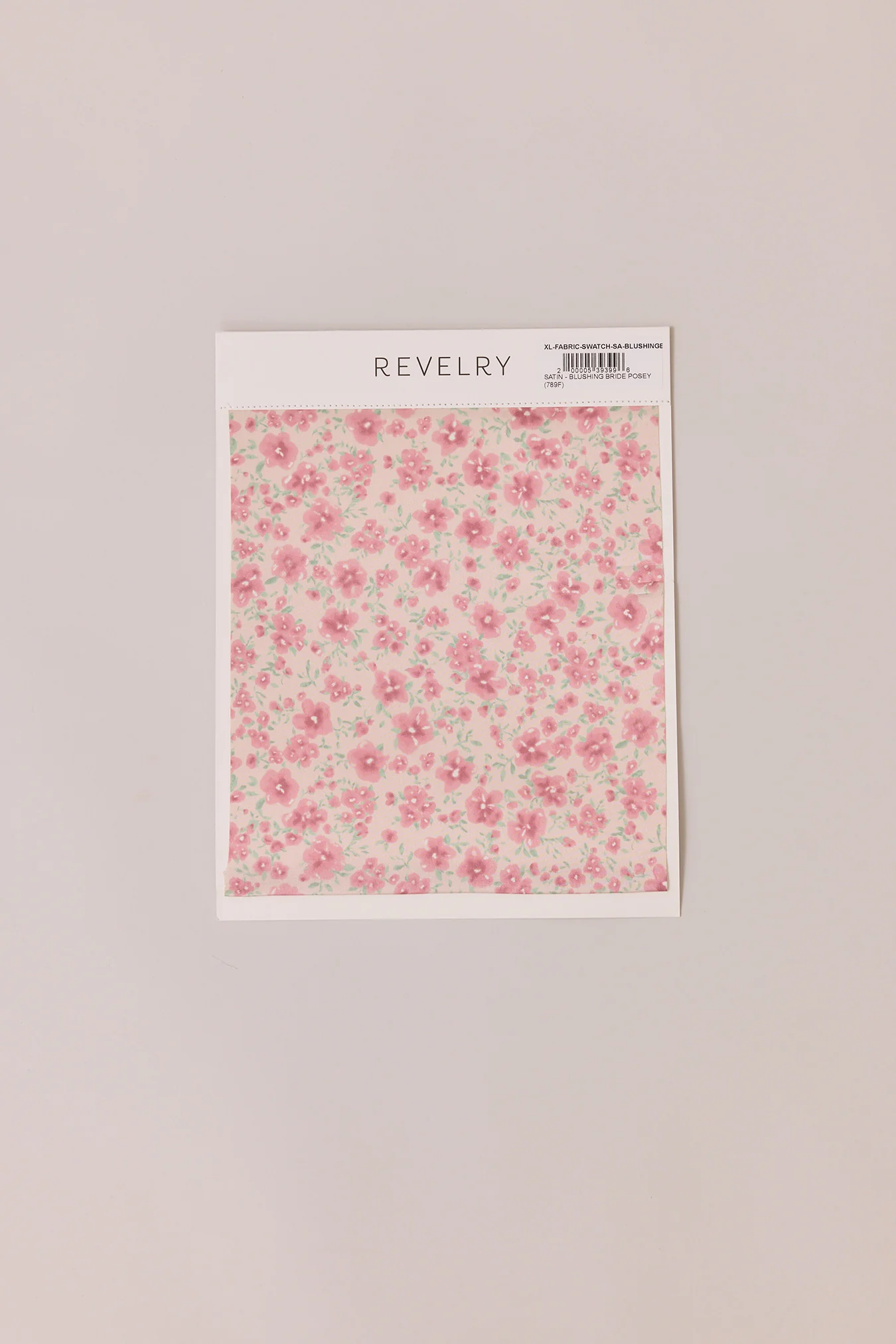 Satin Floral Print Mega Swatch | Ready To Ship | Blushing Bride Posey