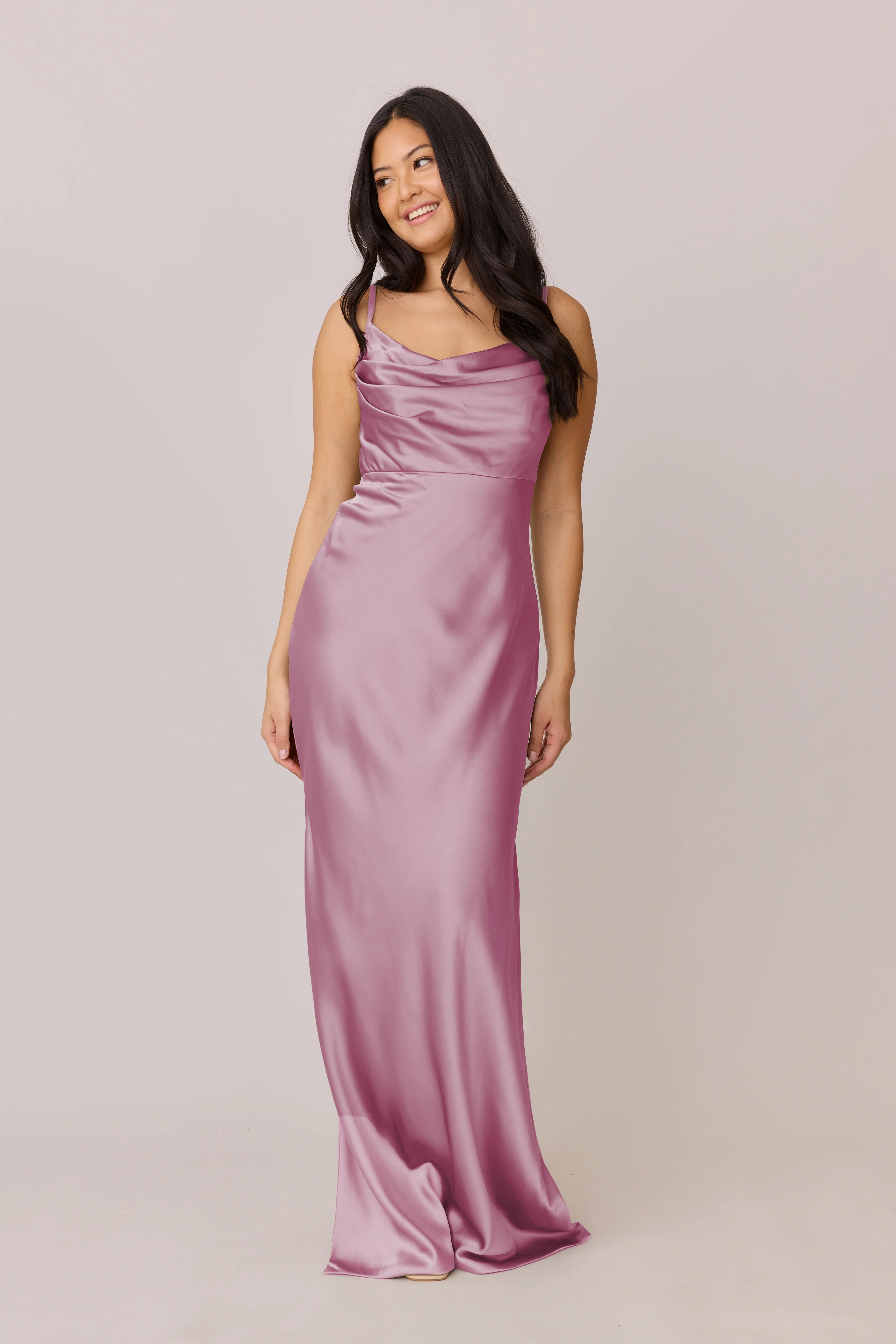 Satin Mega Swatch | Ready To Ship | Mauve Pink - Image 2